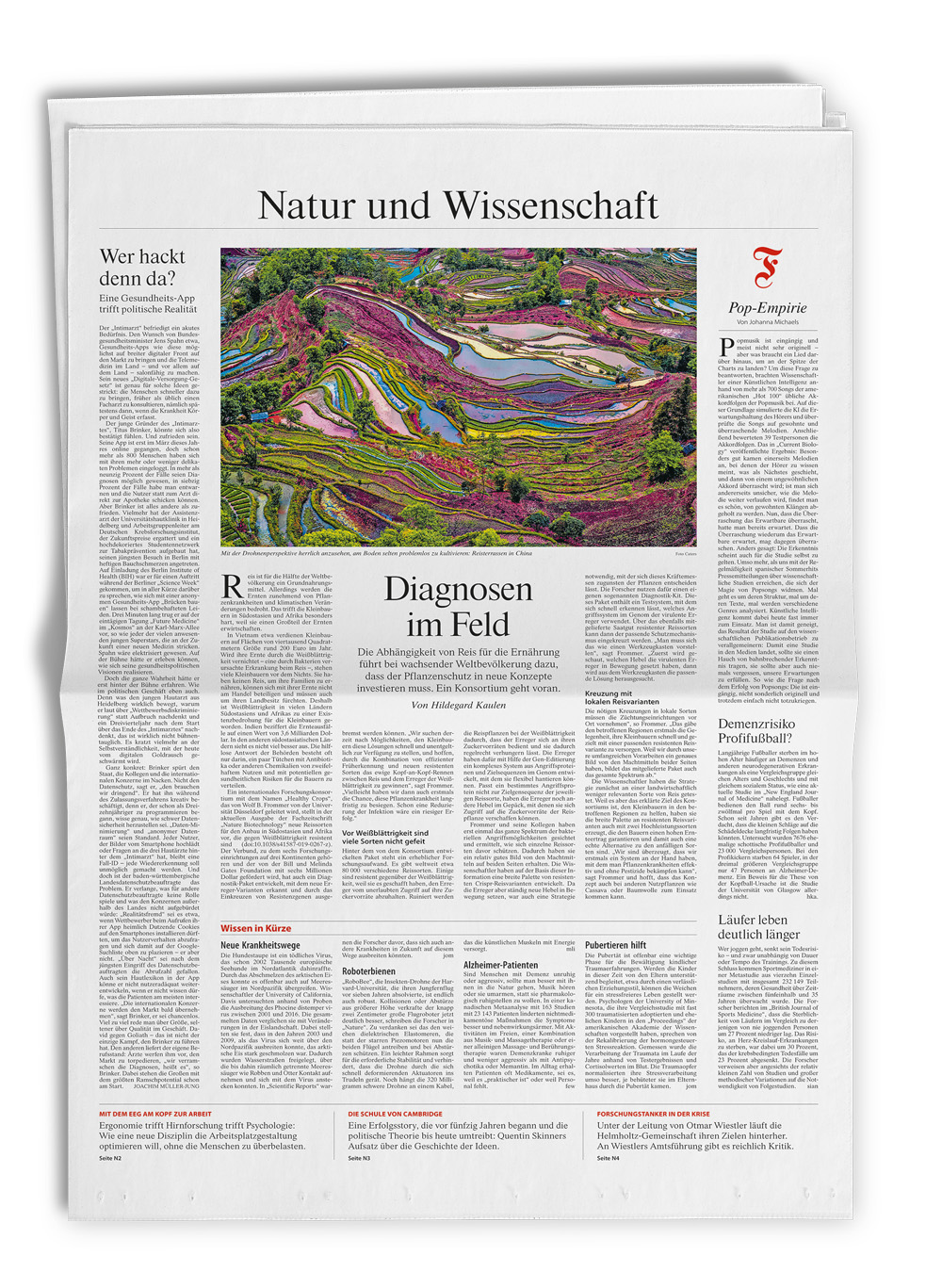 NATUR + WISSENSCHAFT Ressort der F.A.Z.