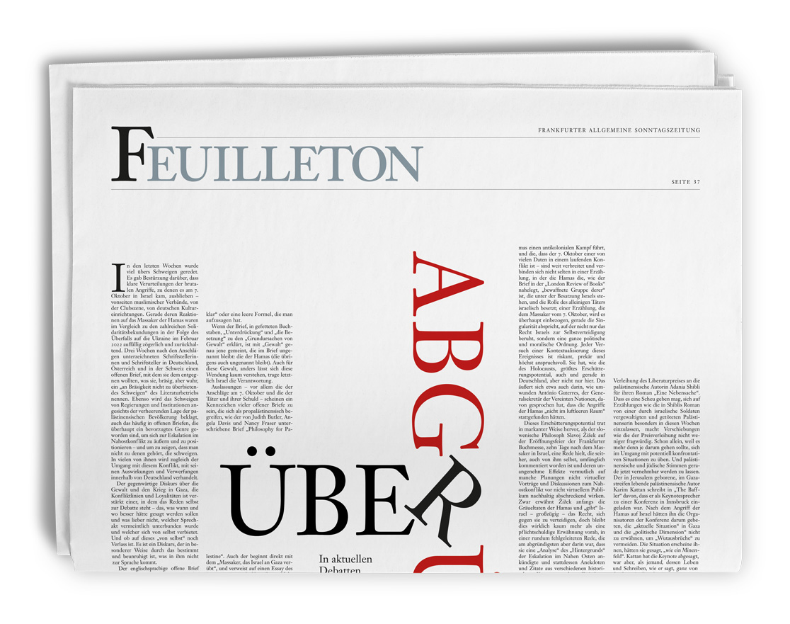 FEUILLETON Sektion der F.A.S.