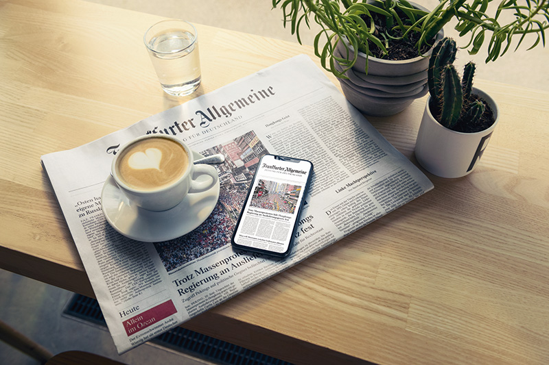 Tageszeitung Komplett Packshot