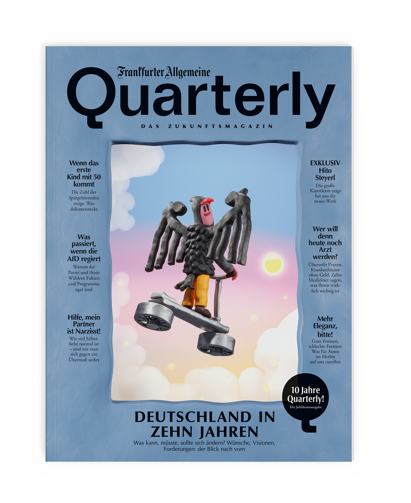 F.A.Z. Quarterly gedruckt