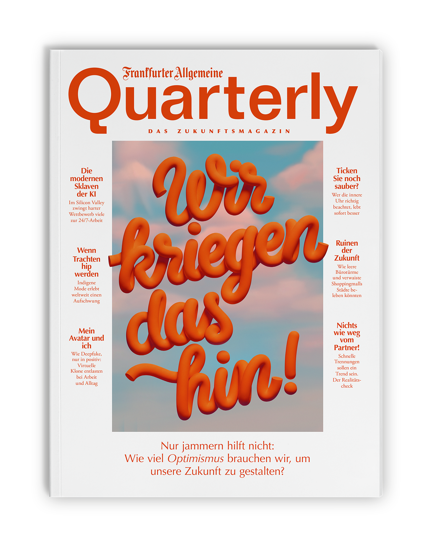 F.A.Z. Quarterly gedruckt